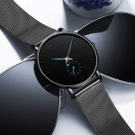 LIGE Mens Watches Ultra-Thin Analog Quartz Minimalist Stainless Steel Mesh Band Dress Watches for Men - Image 5